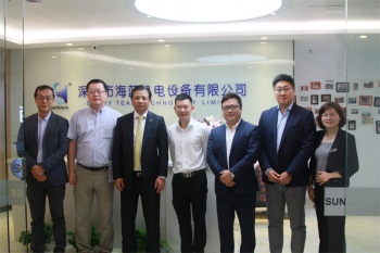 熱烈歡迎三菱電機(jī)自動(dòng)化蒞臨海藍(lán)機(jī)電參觀指導(dǎo)工作！