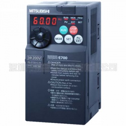 三菱變頻器FR-E720-0.1K日本原裝，電源三相220V,