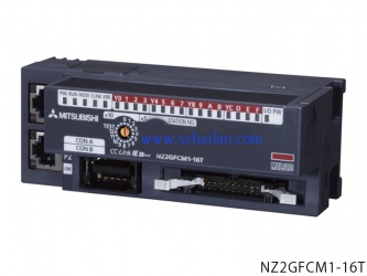 NZ2GFCM1-16D |16點(diǎn) DC24V（漏型）輸入，遠(yuǎn)程模塊、MIL連接器、1線式