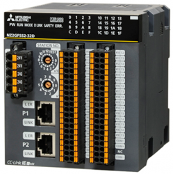 三菱cc-link NZ2GFCF1-32D 32點(diǎn) DC24V（漏型）輸入，遠(yuǎn)程模塊、FCN式